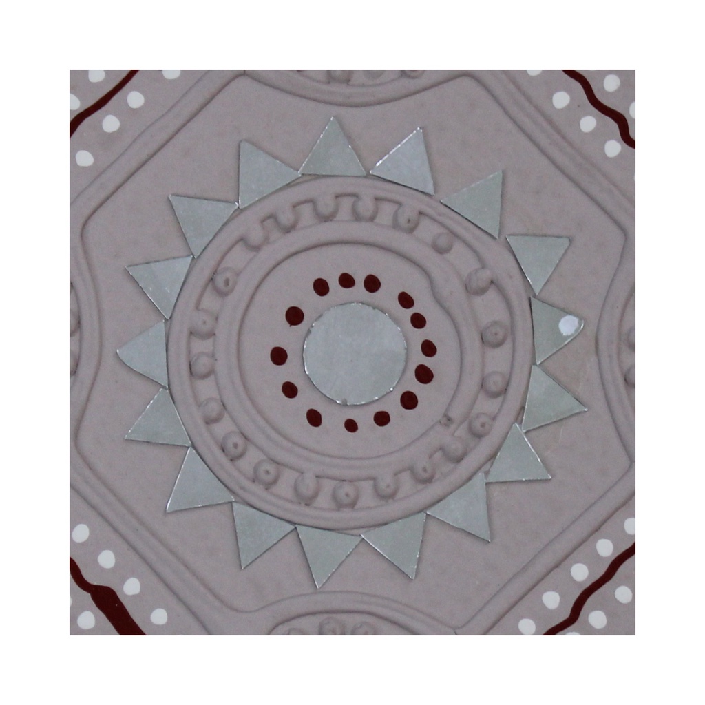 Handcrafted Mud &amp; Mirror Work Wall Hanging