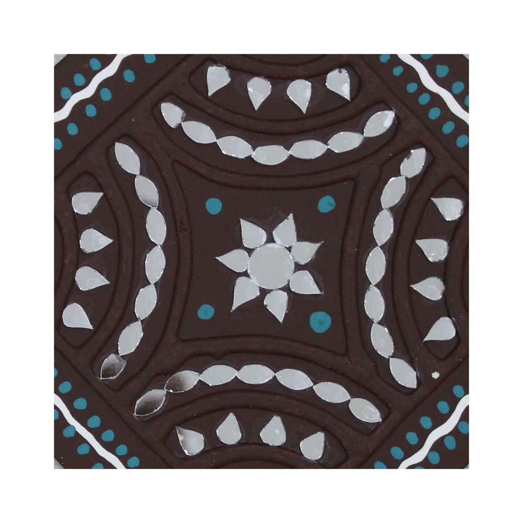 Handcrafted Mud &amp; Mirror Work Wall Hanging