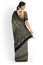 Ajrakh Hand Block Print Chanderi Silk Saree