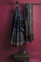 Ajrakh Hand Block Print Chanderi Silk Saree