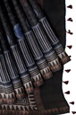 Ajrakh Hand Block Print Chanderi Silk Saree