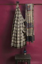 Ajrakh Hand Block Print Chanderi Silk Saree