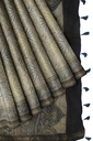 Ajrakh Hand Block Print Chanderi Silk Saree