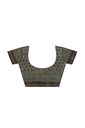 Ajrakh Hand Block Print Chanderi Silk Saree