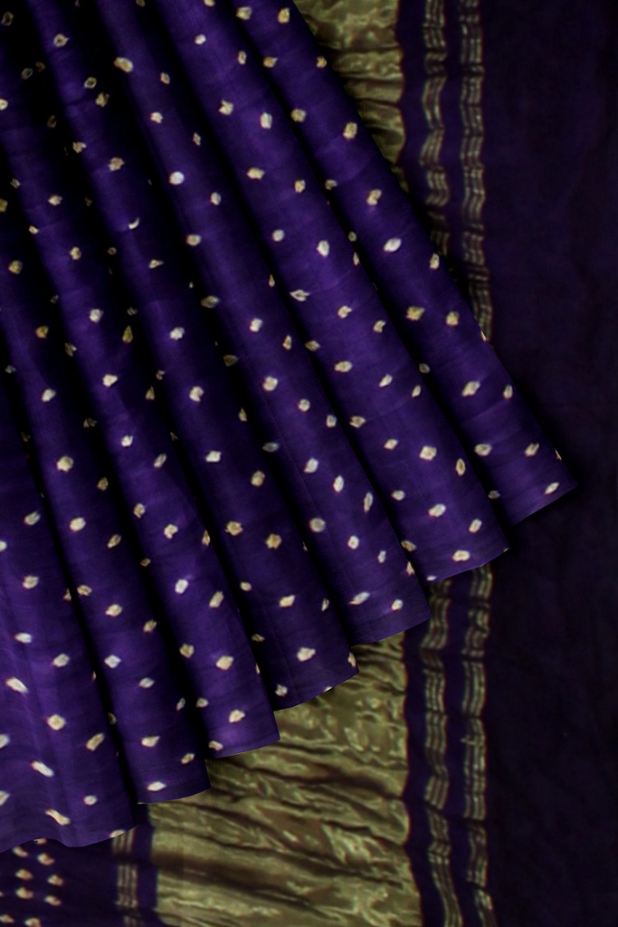 Hand Dyed Modal Silk Bandhani Saree