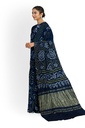 Hand Dyed Gaji Silk Bandhani Saree