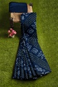 Hand Dyed Gaji Silk Bandhani Saree