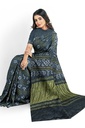 Hand Dyed Gaji Silk Bandhani Saree