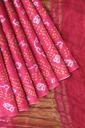 Hand Dyed Gaji Silk Bandhani Saree