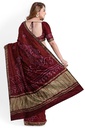 Hand Dyed Gaji Silk Bandhani Saree