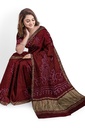 Hand Dyed Gaji Silk Bandhani Saree