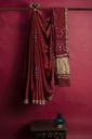 Hand Dyed Gaji Silk Bandhani Saree