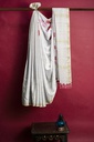 Handstitched Chanderi Silk Applique Saree