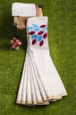 Handstitched Chanderi Silk Applique Saree