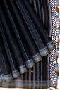 Handwoven Kala Cotton Bhujodi Saree