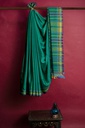 Handwoven Kala Cotton Bhujodi Saree
