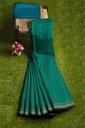 Handwoven Kala Cotton Bhujodi Saree