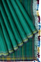 Handwoven Kala Cotton Bhujodi Saree