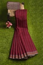 Handwoven Kala Cotton Bhujodi Saree
