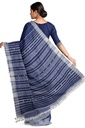 Handwoven Kala Cotton Bhujodi Saree