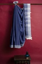Handwoven Kala Cotton Bhujodi Saree