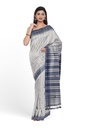 Handwoven Kala Cotton Bhujodi Saree
