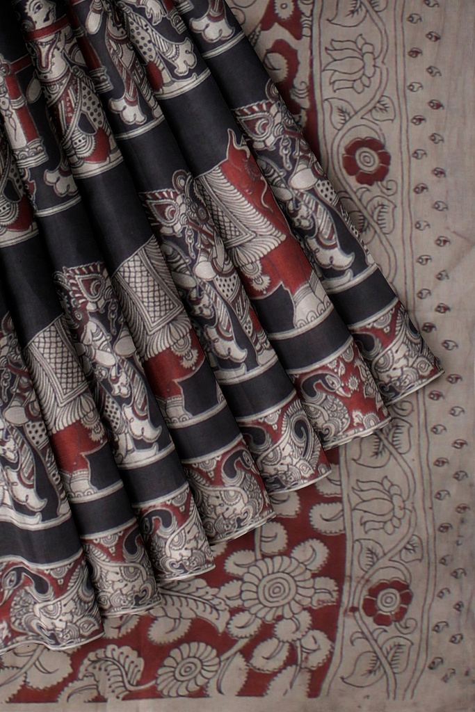 Handcrafted Kalamkari Cotton Saree
