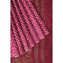 Modal Silk Bandhani Saree with Shibori Pallu