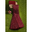 Modal Silk Bandhani Saree with Shibori Pallu