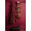Modal Silk Bandhani Saree with Shibori Pallu