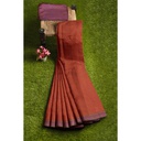 Handwoven Kala Cotton Bhujodi Saree