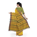 Handwoven Kala Cotton Bhujodi Saree