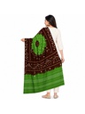 Handcrafted Bandhani Woolen Shawl