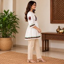 Handcrafted Embroidered Mashru Kediya Top