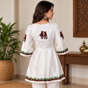 Handcrafted Embroidered Mashru Kediya Top