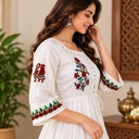 Handcrafted Embroidered Mashru Kediya Top