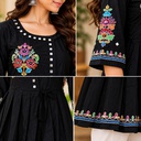 Handcrafted Embroidered Mashru Kediya Top