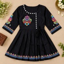Handcrafted Embroidered Mashru Kediya Top