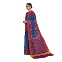 Hancrafted Semi Ikat Silk Patola Saree