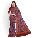 Hancrafted Semi Ikat Silk Patola Saree