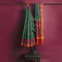 Hancrafted Semi Ikat Silk Patola Saree