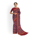 Hancrafted Semi Ikat Silk Patola Saree