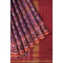 Hancrafted Semi Ikat Silk Patola Saree