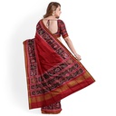 Hancrafted Semi Ikat Silk Patola Saree