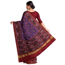 Hancrafted Semi Ikat Silk Patola Saree
