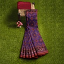 Hancrafted Semi Ikat Silk Patola Saree