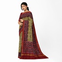 Hancrafted Semi Ikat Silk Patola Saree