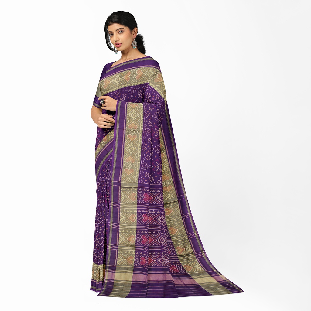 Handloom Single Ikat Silk Patola Saree