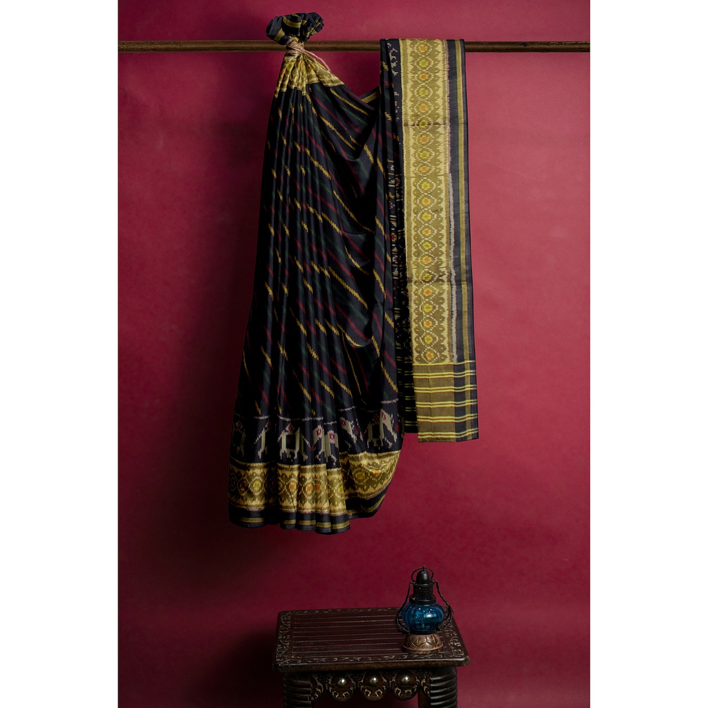 Handloom Single Ikat Silk Patola Saree