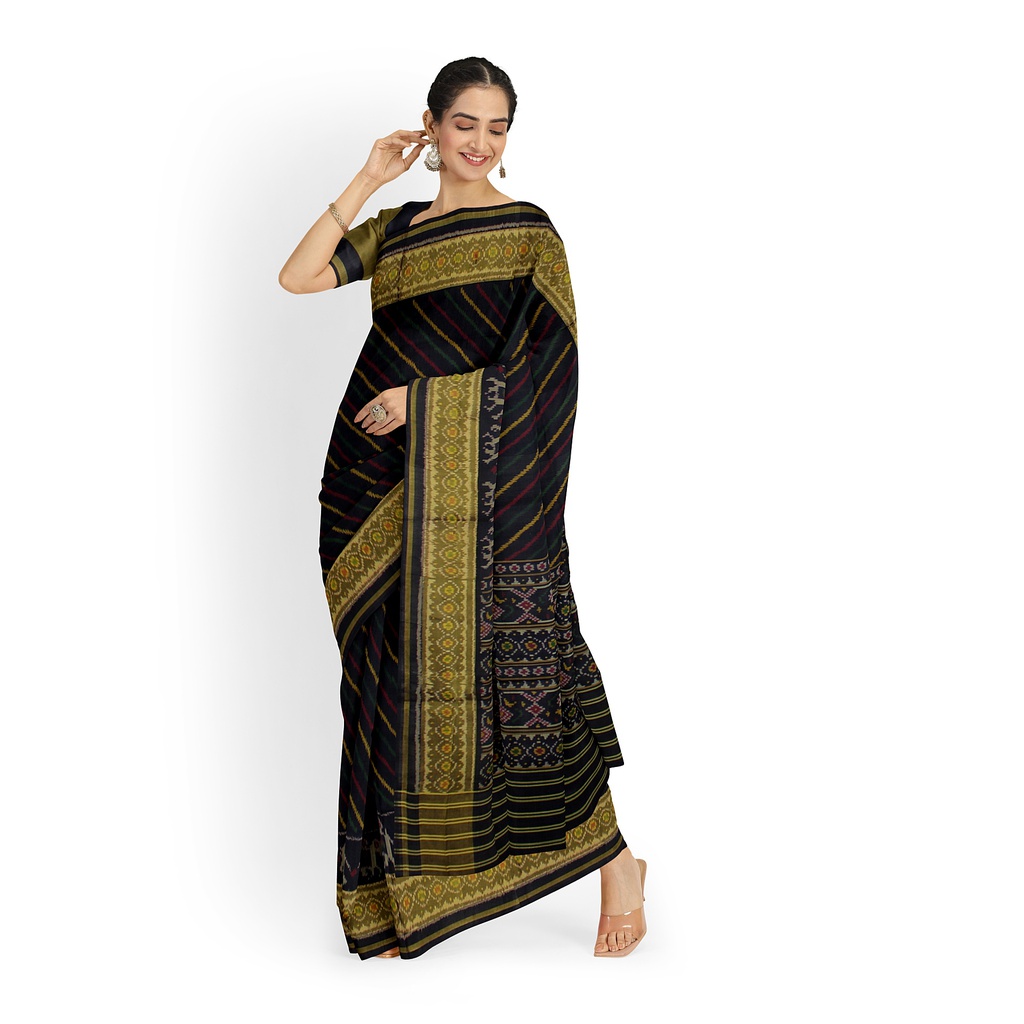 Handloom Single Ikat Silk Patola Saree